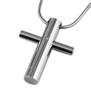 Elegant Cross Cremation Jewelry